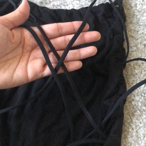 Black strap bodysuit - Picture 3 of 3